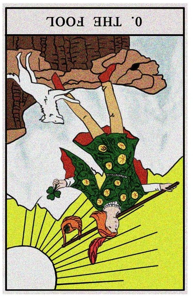 Boston Tarot Readings - The Fool - Reversed