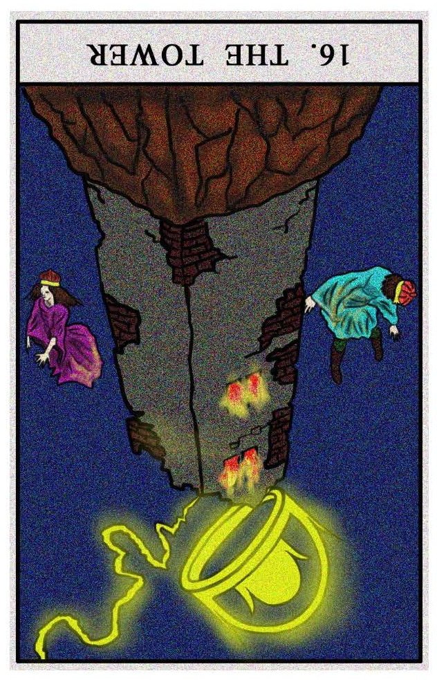 Boston Tarot Readings - The Tower - Reversed