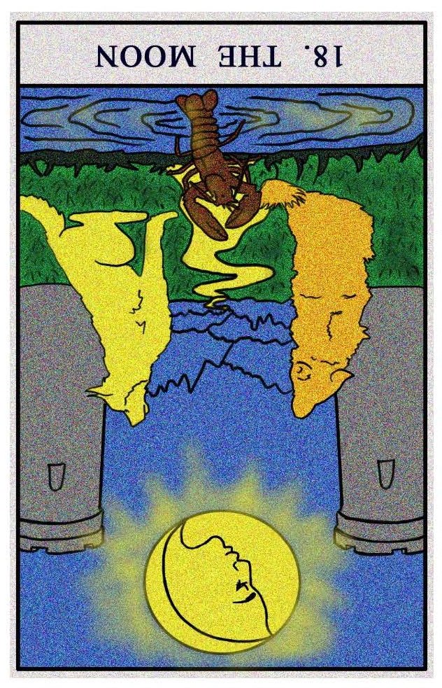 Boston Tarot Readings - The Moon - Reversed