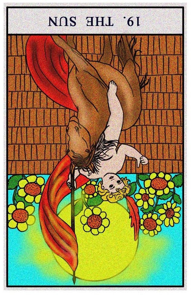 Boston Tarot Readings - The Sun - Reversed