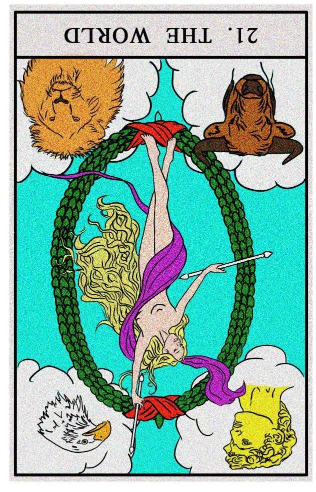 Boston Tarot Readings - The World - Reversed