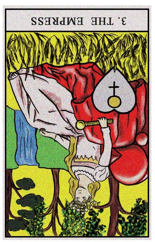 Boston Tarot Readings - The Empress - Reversed