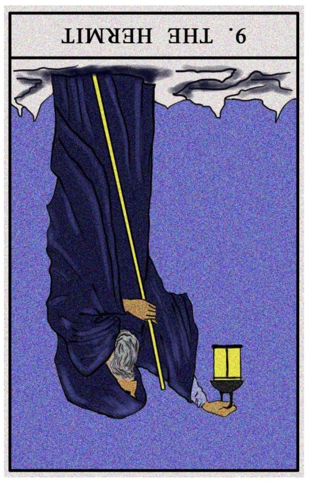 Boston Tarot Readings - The Hermit - Reversed