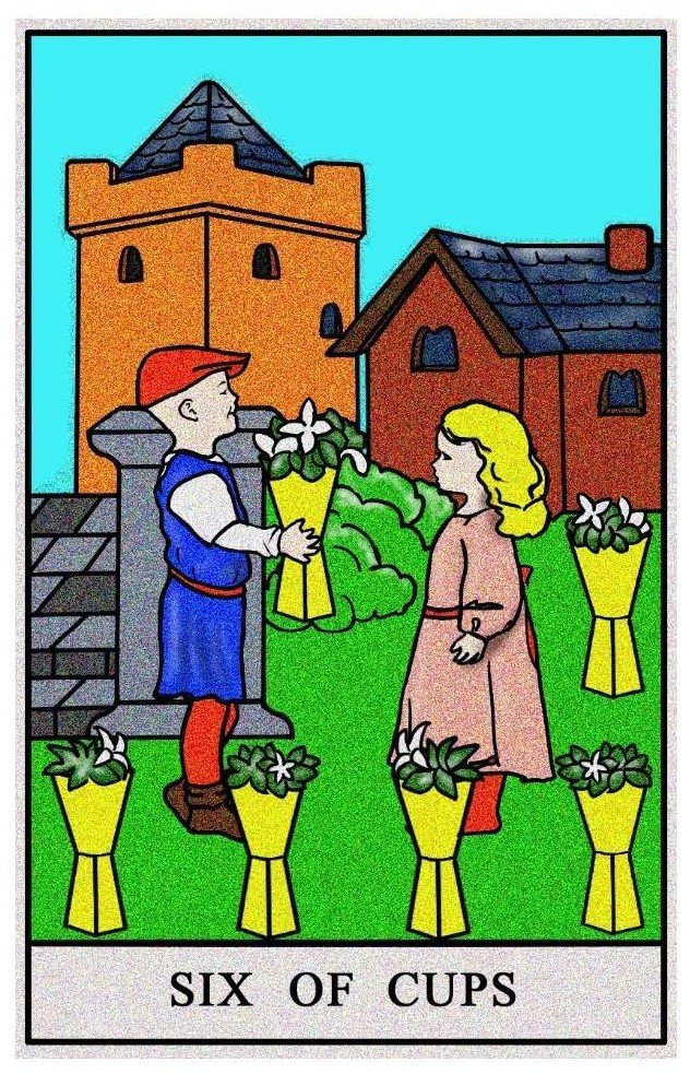Boston Tarot Readings - Six of Cups