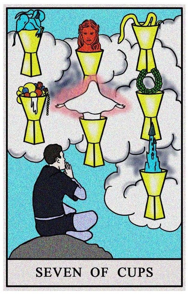 Boston Tarot Readings - Seven of Cups