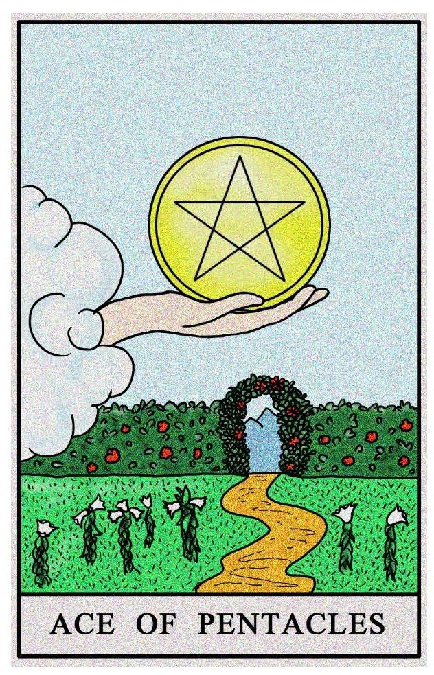 Boston Tarot Readings - Ace of Pentacles