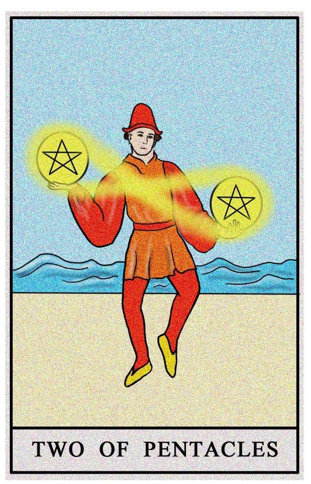Boston Tarot Readings - Two of Pentacles