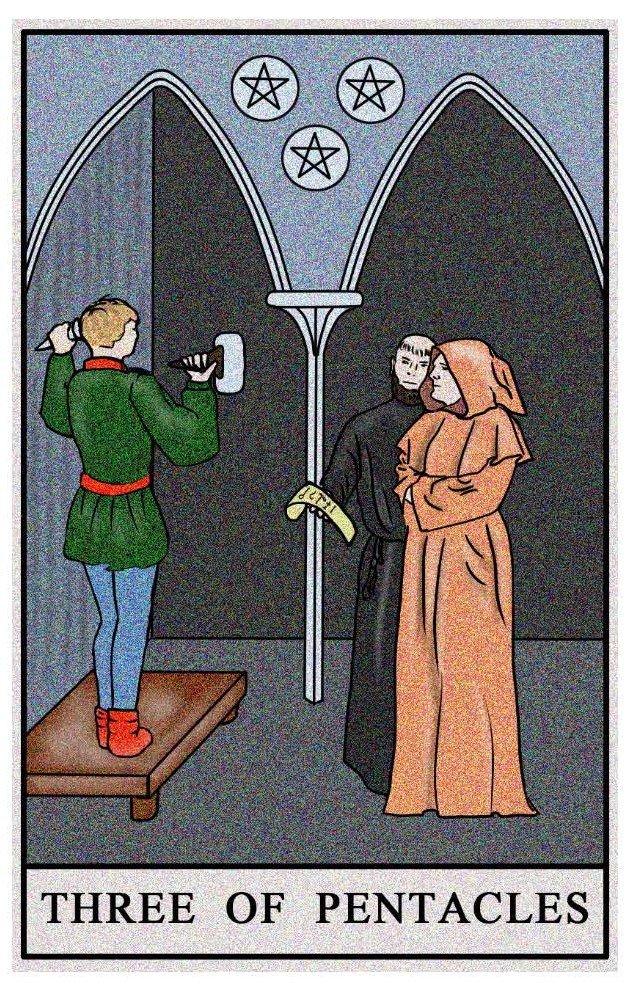 Boston Tarot Readings - Three of Pentacles