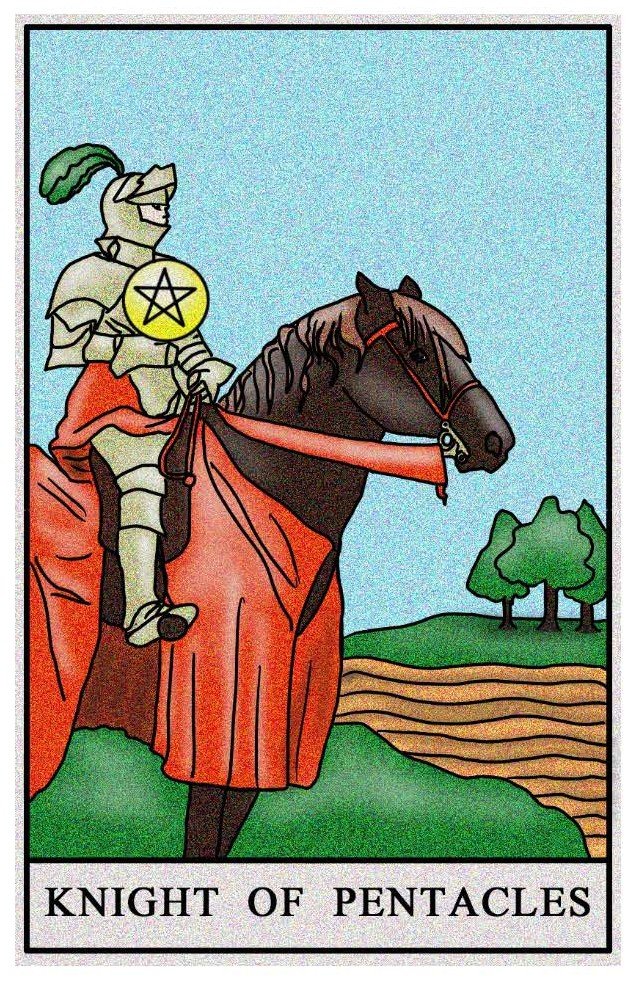 Boston Tarot Readings - Knight of Pentacles