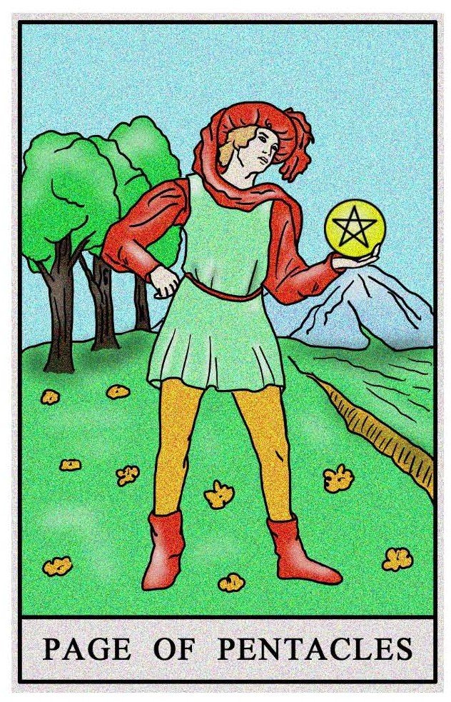 Boston Tarot Readings - Page of Pentacles