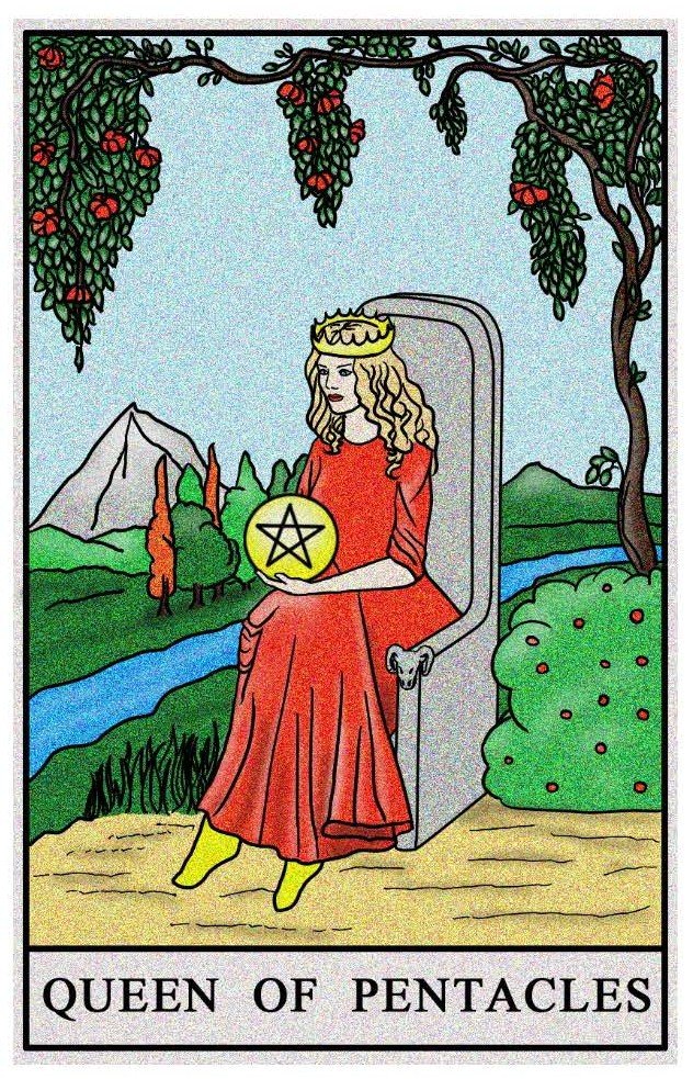 Boston Tarot Readings - Queen of Pentacles