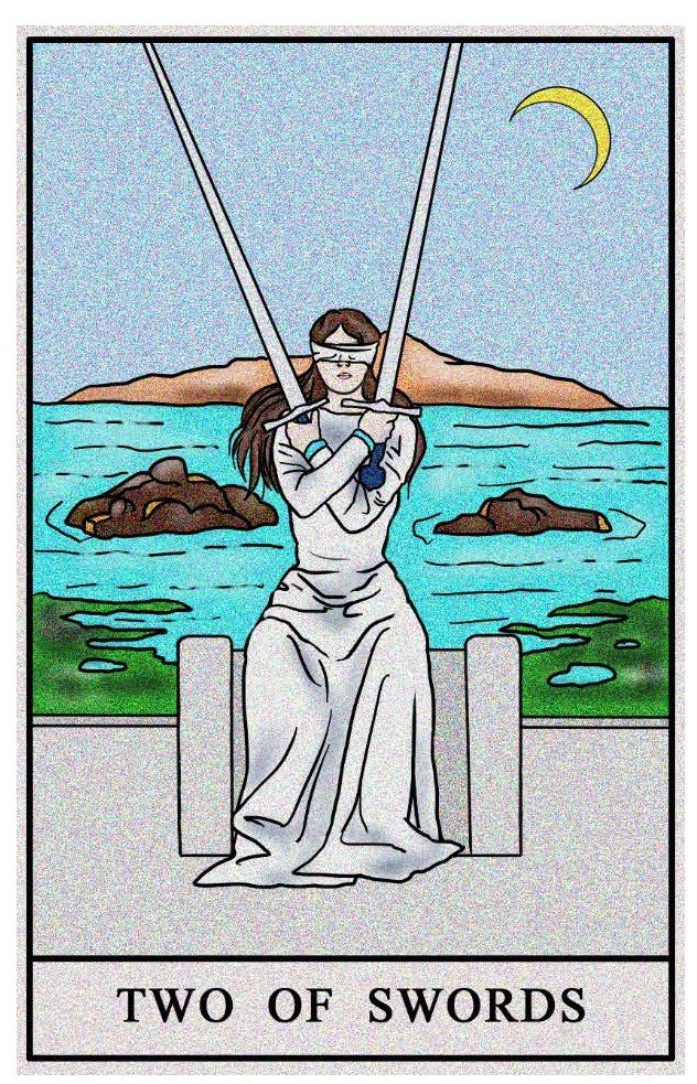 Boston Tarot Readings - Two of Swords