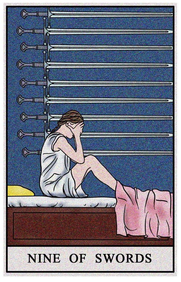 Boston Tarot Readings - Nine of Swords