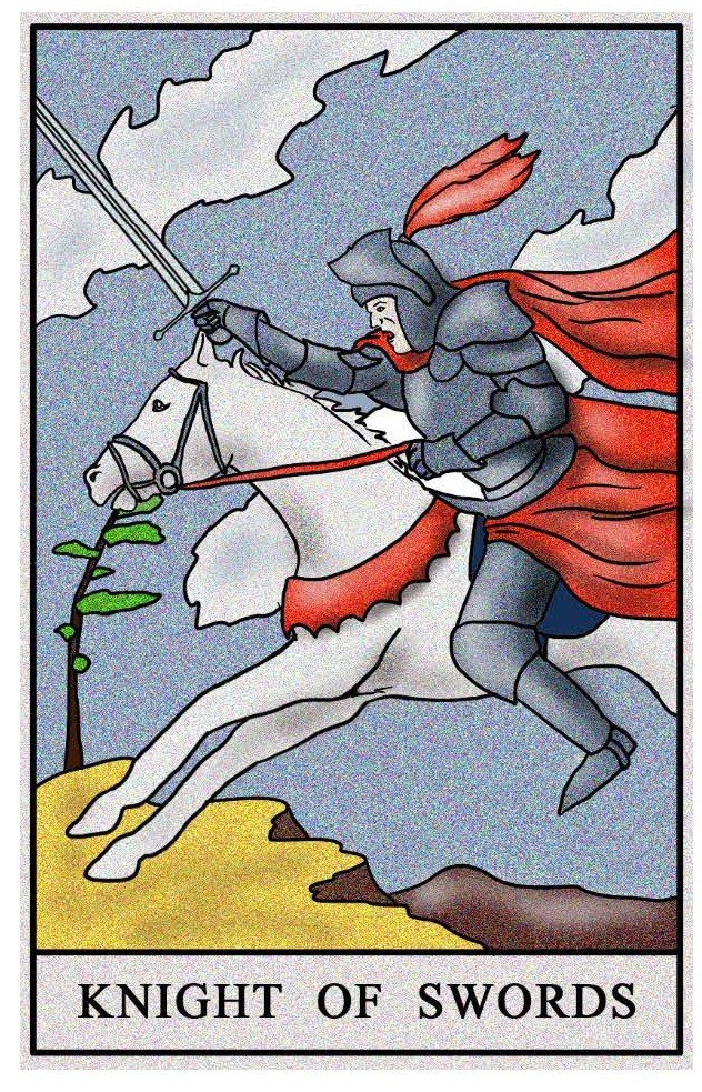 Boston Tarot Readings - Knight of Swords