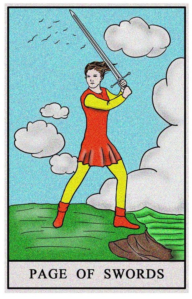 Boston Tarot Readings - Page of Swords