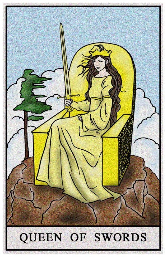 Boston Tarot Readings - Queen of Swords