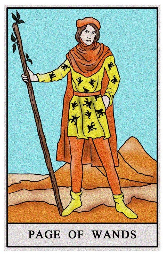 Boston Tarot Readings - Page of Wands