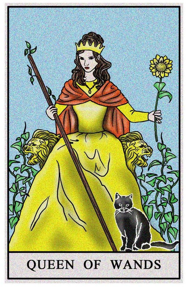 Boston Tarot Readings - Queen of Wands